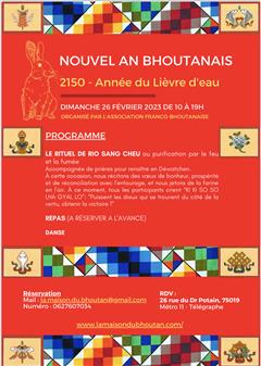 Noiuvel an bhoutanais 26 Février 2023 à Paris