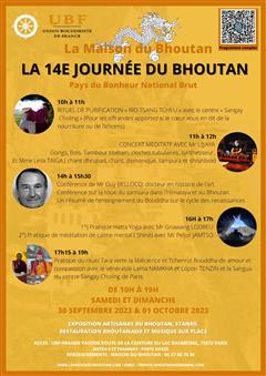  Programme Journée du Bhoutan 1  octobre 2023 à Paris